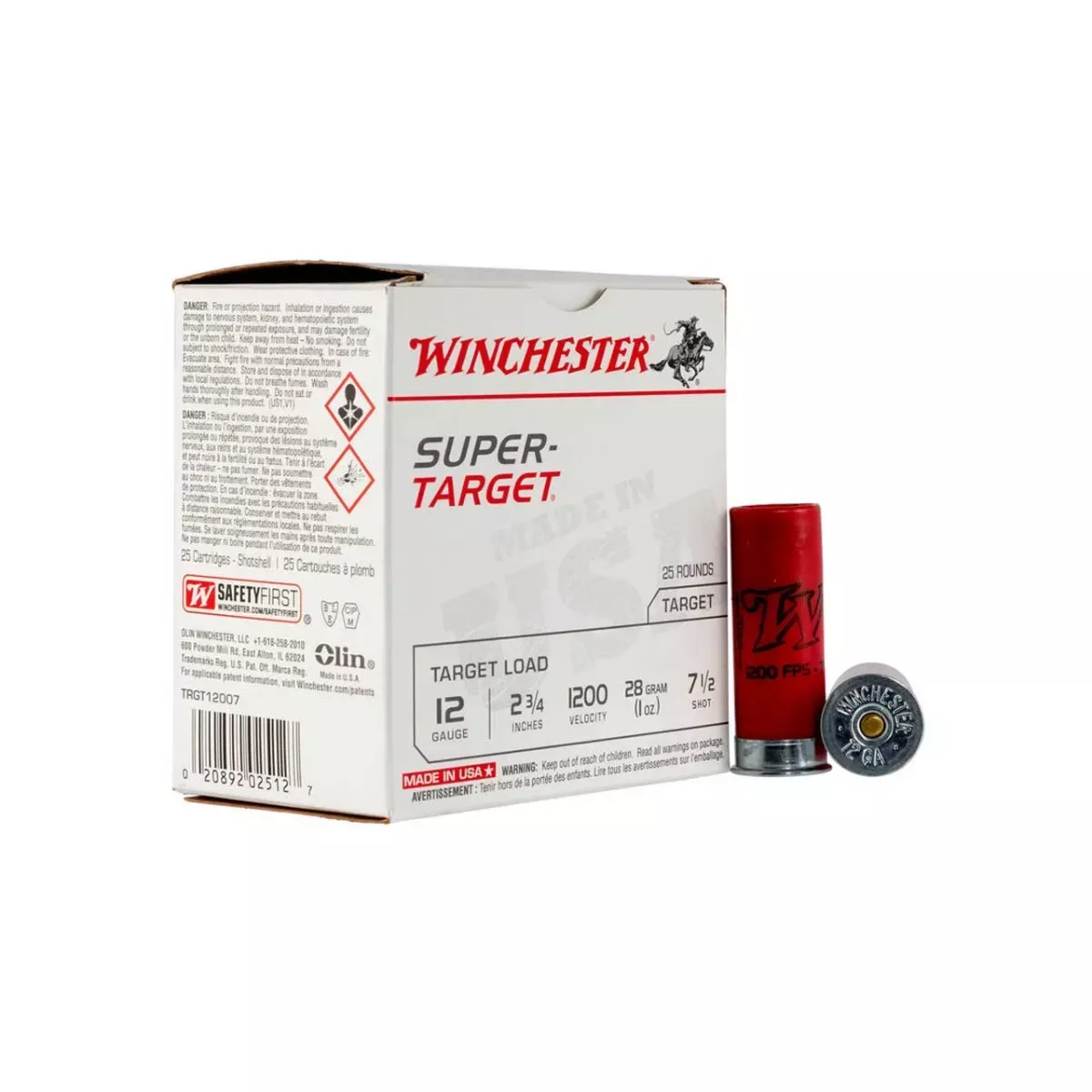 Winchester 12ga 1oz #7.5 Super Target