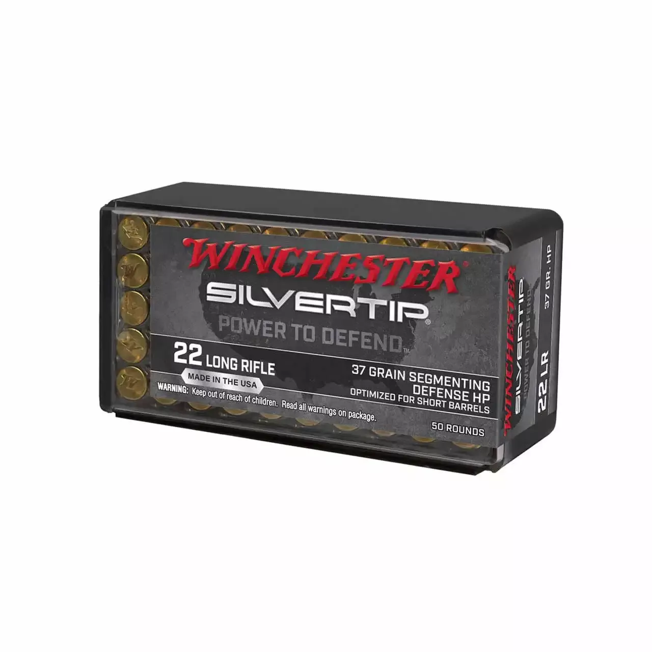 Winchester 22lr Silver Tip Segmented HP 20rd - Box