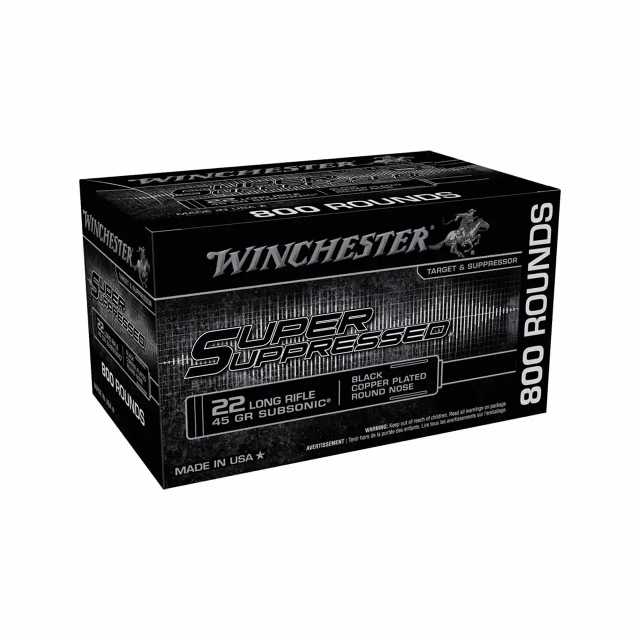 Winchester 22lr Supressed45gr Lead 400rd - Box