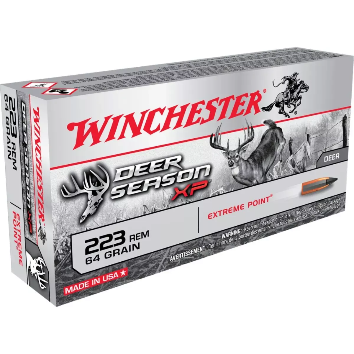 Winchester Deer Season XP .223 Remington 64 Gr. Extreme Point 20/Box
