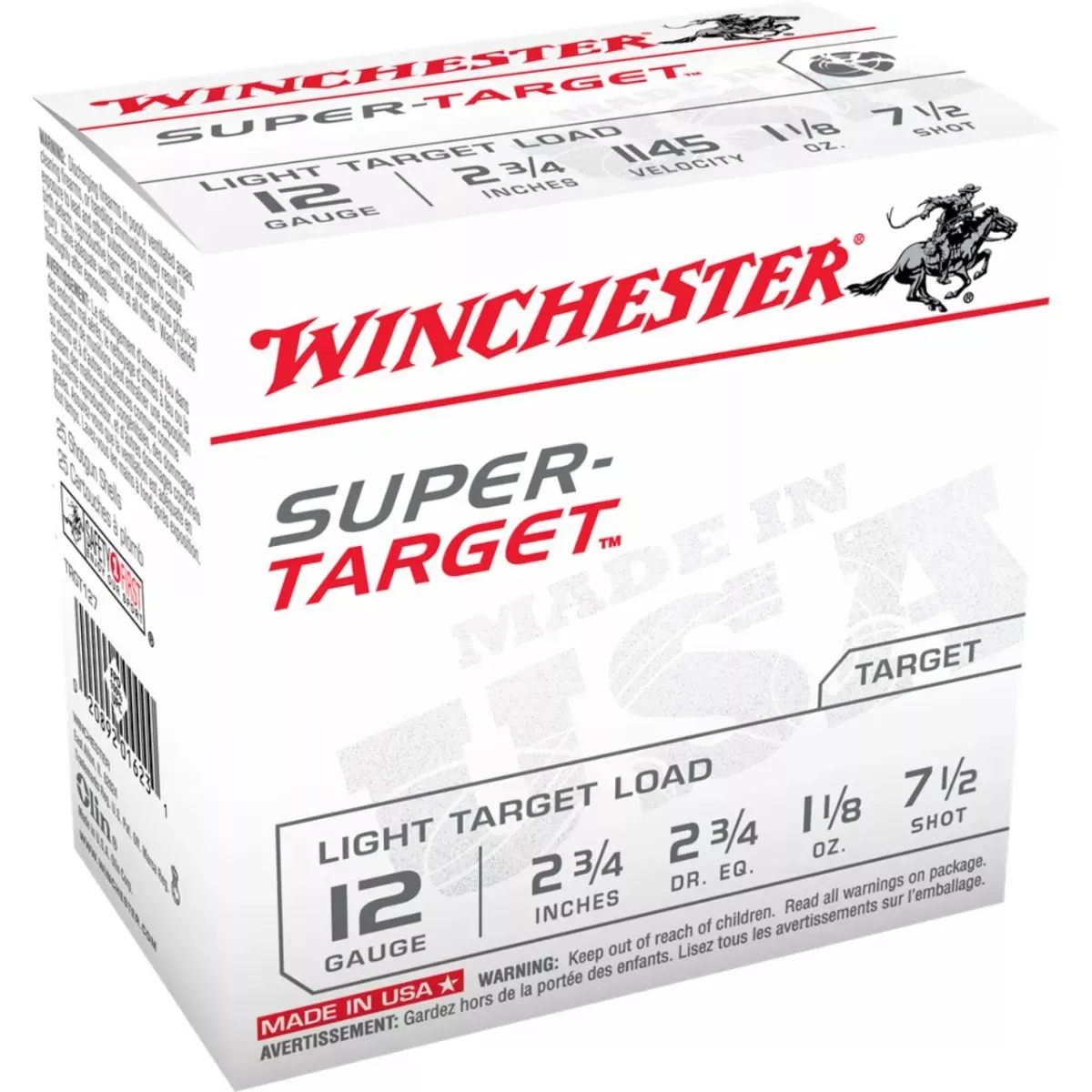 Winchester Super-Target 12 Ga. 2 ¾” #7 ½ 25/Box