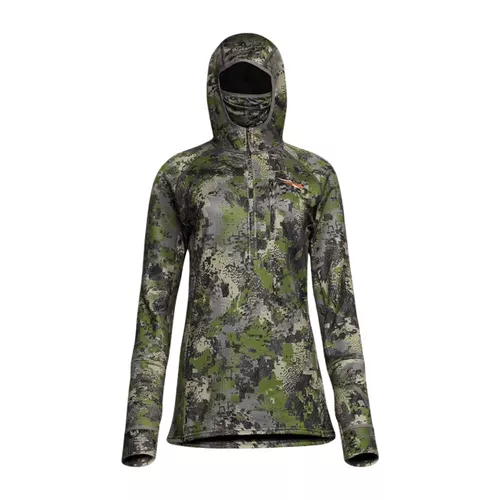 Women's Fanatic Half Zip Pullover Hoodie by Sitka