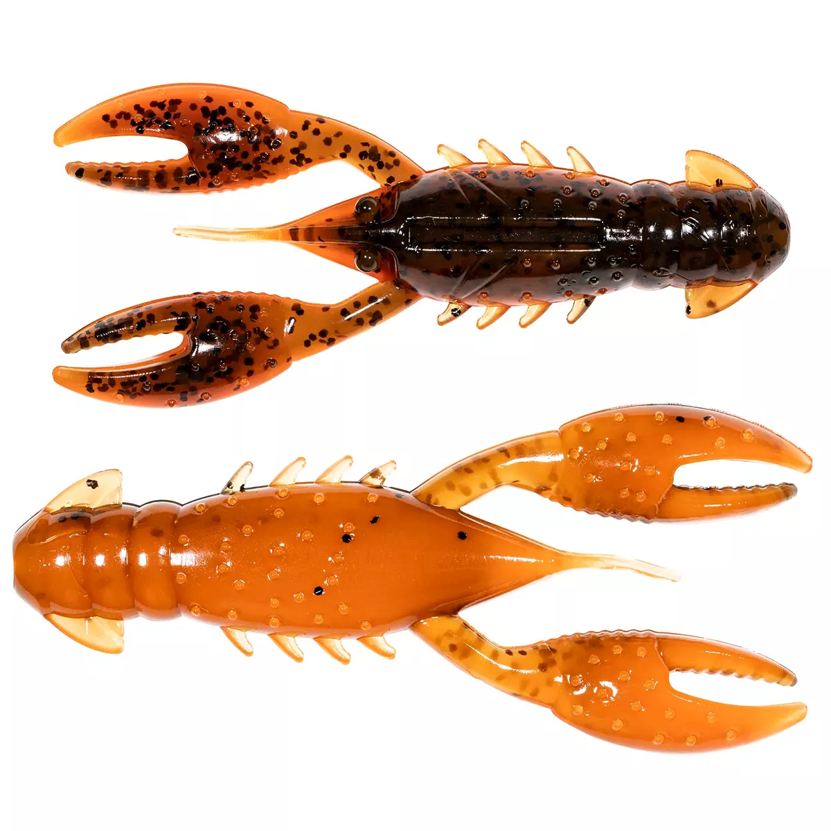 Z-Man Pro CrawZ ElaZtech Plastic - Green Pumpkin Orange