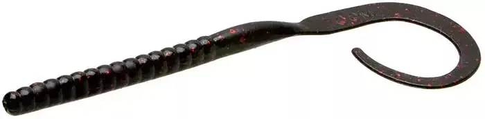 Zoom Ol' Monster Worm - Black/Red Glitter