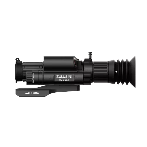 Zulus HD V2 5-20X Digital Night Vision Scope with Laser Rangefinder and Ballistic Calculator by DNT Optics